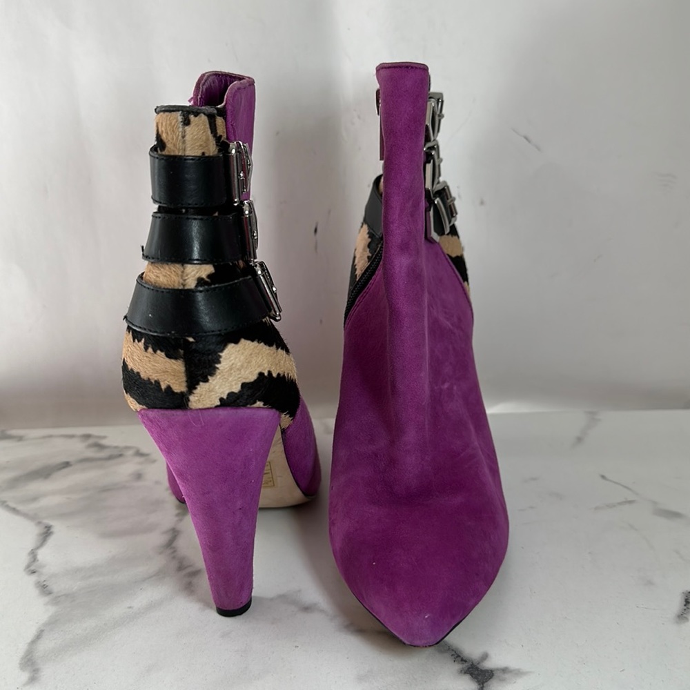 Dolce Vita real fur funky boots